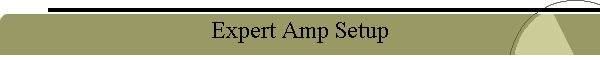 Expert Amp Setup