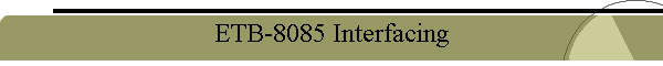 ETB-8085 Interfacing