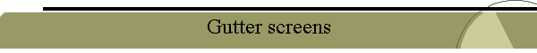 Gutter screens